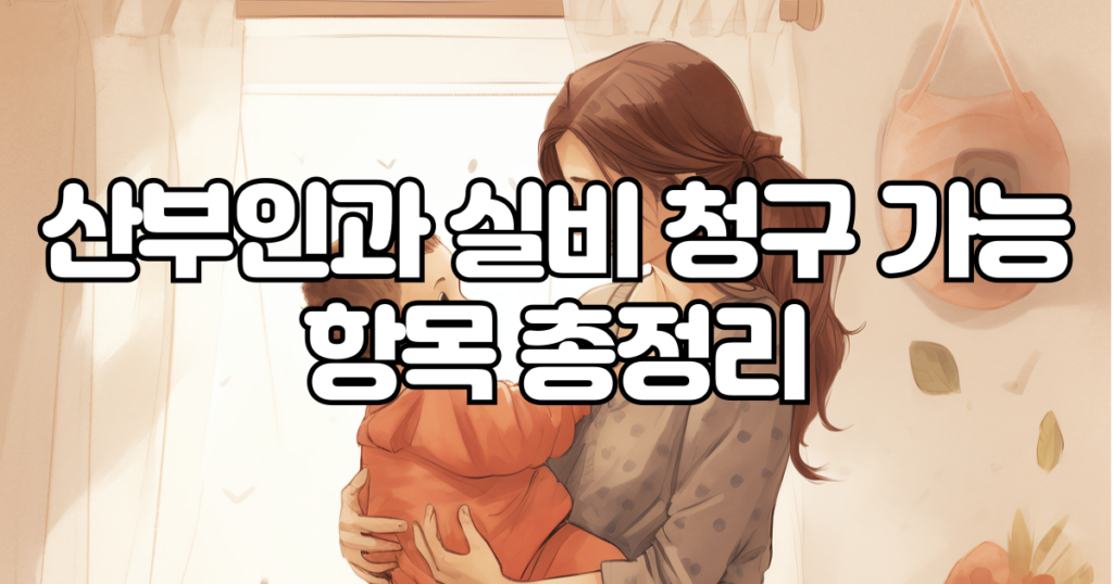 산부인과 실비 청구 가능 항목(임신 실비)